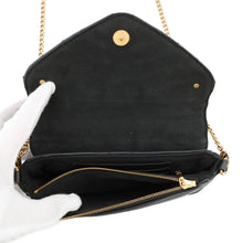 Load image into Gallery viewer, LOUIS VUITTON New Wave Pochette Chain NoirM63929 Calf Leather
