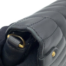 Load image into Gallery viewer, LOUIS VUITTON New Wave Pochette Chain NoirM63929 Calf Leather
