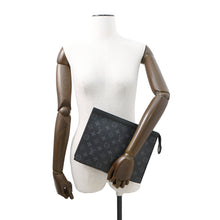 Load image into Gallery viewer, LOUIS VUITTON Pochette Voyage NoirM61692 Monogram Eclipse Size MM
