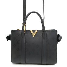 将图像加载到图库查看器中，LOUIS VUITTON Very Zip Tote NoirM53648 Monogram Calf Leather Size MM
