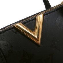 将图像加载到图库查看器中，LOUIS VUITTON Very Zip Tote NoirM53648 Monogram Calf Leather Size MM
