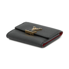 Load image into Gallery viewer, LOUIS VUITTON Portefeuille Capucine NoirM68587 Taurillon
