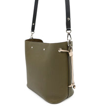 Load image into Gallery viewer, LOUIS VUITTON Lockme Bucket KhakiM55439 Grained Calf Leather
