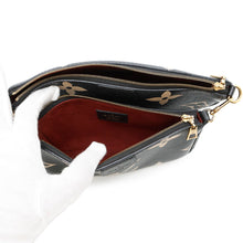 Load image into Gallery viewer, LOUIS VUITTON Multi Pochette Accessoires Noir/BeigeM45777 Bicolor Monogram Empreinte Leather
