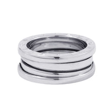 Load image into Gallery viewer, BVLGARI B-zero1Ring 2 bands Size 49/#9 18K White Gold
