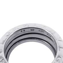 将图像加载到图库查看器中，BVLGARI B-zero1Ring 2 bands Size 49/#9 18K White Gold
