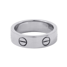 将图像加载到图库查看器中，CARTIER Love Ring Size 53/#13B4084753/B4084700 18K White Gold
