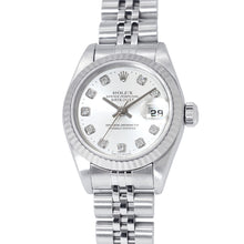 Load image into Gallery viewer, ROLEX Datejust W26mm Stainless Steel K18WG Silver Dial79174G
