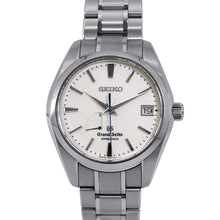 将图像加载到图库查看器中，SEIKO Grand SEIKO Spring Drive W41mm TI Snow white DialSBGA011
