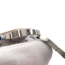 将图像加载到图库查看器中，CARTIER Santos Garbe LM W29.5mm Stainless Steel K18YG Ivory DialW20011C4
