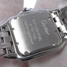 将图像加载到图库查看器中，CARTIER PANTHERE de Cartier MM H37.0mm×W27.0mm Stainless Steel Silver DialW4PN0008
