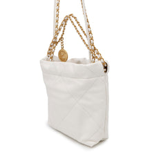 Load image into Gallery viewer, CHANEL CHANEL22 ChainShoulder Bag WhiteAS3980 Shiny Calf Leather Size Mini
