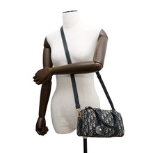 将图像加载到图库查看器中，Dior Oblique Groove 20 NavyM1364UTZQ Jacquard Calf Leather Size Small/20
