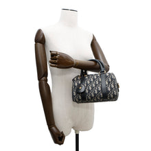 将图像加载到图库查看器中，Dior Oblique Groove 20 NavyM1364UTZQ Jacquard Calf Leather Size Small/20
