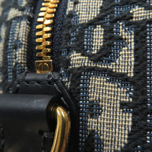 将图像加载到图库查看器中，Dior Oblique Groove 20 NavyM1364UTZQ Jacquard Calf Leather Size Small/20
