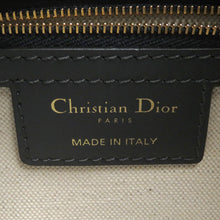 将图像加载到图库查看器中，Dior Oblique Groove 20 NavyM1364UTZQ Jacquard Calf Leather Size Small/20
