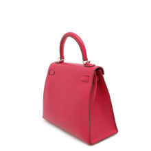 Load image into Gallery viewer, HERMES Kelly Sellier Framboise Chevre Myzore Goatskin Size 25
