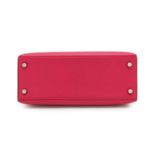 将图像加载到图库查看器中，HERMES Kelly Sellier Framboise Chevre Myzore Goatskin Size 25

