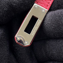 将图像加载到图库查看器中，HERMES Kelly Sellier Framboise Chevre Myzore Goatskin Size 25
