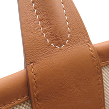 Load image into Gallery viewer, HERMES Steeple Gris/Ecru Toile H Swift Leather Size 25
