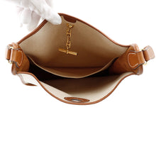 将图像加载到图库查看器中，HERMES Vespa Gold Toile H Leather

