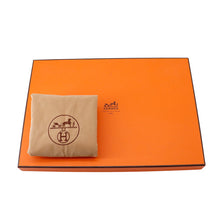 将图像加载到图库查看器中，HERMES Vespa Gold Toile H Leather
