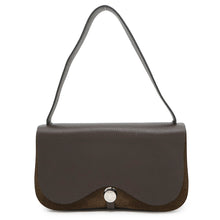 Load image into Gallery viewer, HERMES Colorado Havane Leather Toilet Officer, Liège Size PM
