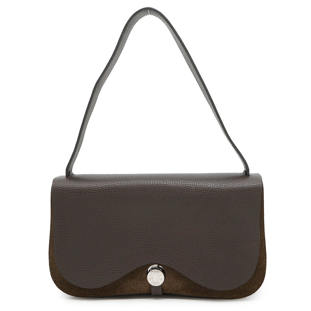 HERMES Colorado Havane Leather Toilet Officer, Liège Size PM