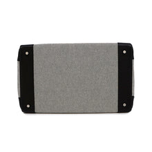 将图像加载到图库查看器中，HERMES HAUT A COURROIES Black/Ecru Toile GM Evercolor Size 40
