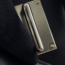 将图像加载到图库查看器中，HERMES HAUT A COURROIES Black/Ecru Toile GM Evercolor Size 40
