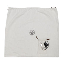 将图像加载到图库查看器中，HERMES HAUT A COURROIES Black/Ecru Toile GM Evercolor Size 40
