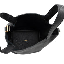 将图像加载到图库查看器中，HERMES Picotin Lock Black Taurillon Clemence Size PM

