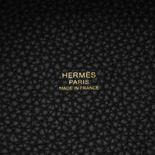 将图像加载到图库查看器中，HERMES Picotin Lock Black Taurillon Clemence Size PM
