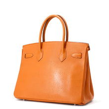将图像加载到图库查看器中，HERMES Birkin Orange Chevre Myzore Goatskin Size 30

