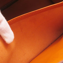 将图像加载到图库查看器中，HERMES Birkin Orange Chevre Myzore Goatskin Size 30
