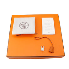 将图像加载到图库查看器中，HERMES Birkin Orange Chevre Myzore Goatskin Size 30
