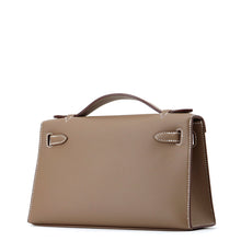 将图像加载到图库查看器中，HERMES PochetteKelly Etoupe Swift Leather
