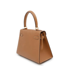 将图像加载到图库查看器中，HERMES Mini Kelly Natural Courchevel
