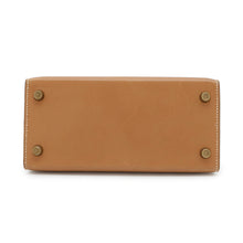 将图像加载到图库查看器中，HERMES Mini Kelly Natural Courchevel
