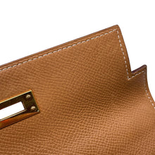 将图像加载到图库查看器中，HERMES Mini Kelly Natural Courchevel
