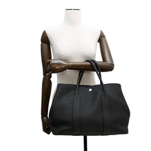 Load image into Gallery viewer, HERMES Garden Party Black Negonda Leather Size PM
