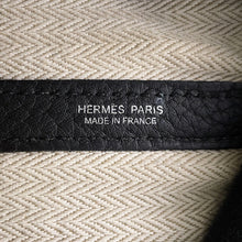 Load image into Gallery viewer, HERMES Garden Party Black Negonda Leather Size PM
