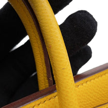 将图像加载到图库查看器中，HERMES Birkin Jaune Ambre Epsom Size 25
