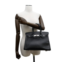 将图像加载到图库查看器中，HERMES Birkin Black Epsom Size 30

