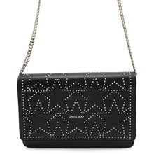Load image into Gallery viewer, JIMMY CHOO Chain wallet Black Leather
