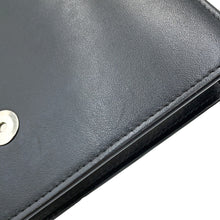 Load image into Gallery viewer, JIMMY CHOO Chain wallet Black Leather
