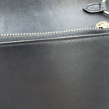 将图像加载到图库查看器中，JIMMY CHOO Chain wallet Black Leather
