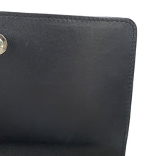Load image into Gallery viewer, JIMMY CHOO Chain wallet Black Leather
