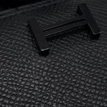 Load image into Gallery viewer, HERMES Bear Souffle Mono Chrome Black Epsom
