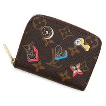 将图像加载到图库查看器中，LOUIS VUITTON Zippy Coin Purse PinkM64118 Monogram / Love Padlock
